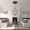 Ekena Millwork Oslo Ceiling Medallion (Fits Canopies up to 7 5/8"), Hand-Painted Steel Gray, 38 3/8"OD x 2 7/8"P CM38OSSGS - alternate 2